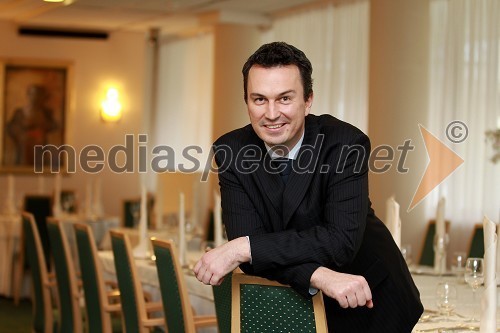 Andrej Pust, direktor hotela Habakuk, Robert Žibrat in Bojan Pliberšek, kuharja v hotelu Habakuk
