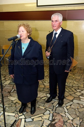 Prof. dr. Zinka Zorko, akademkinja in prof. dr. Ludvik Toplak, predsednik Evropskega središča Maribor (ESM)