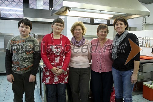 Aljaž Konec, Tanja Tumpaj, Sonja Suhadolc, Majda Vidmar in Bernardka Prinčič, tekmovalci