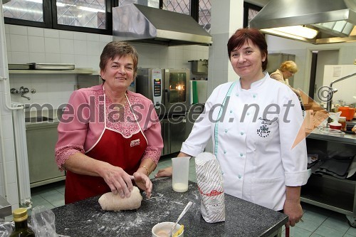 Majda Vidmar, tekmovalka in Romana Železnik, SŠGT Maribor