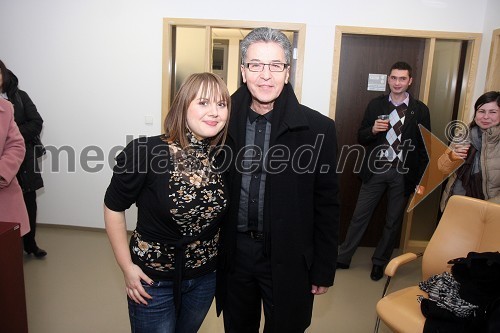 Tanja Kocman, stand up komičarka in Jože Breznik