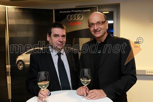 Srečko Vilar, direktor Univerzijada 2013 d.o.o. in Heinz Slesak, direktor Porsche Slovenija d.o.o.