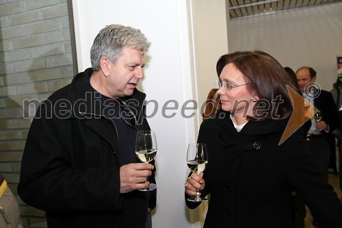 Andrej Verlič, nekdanji podžupan Mestne občine Maribor in Suzana Žilić Fišer, generalna direktorica zavoda MARIBOR 2012