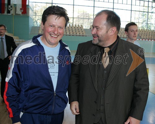 Gregor Pivec, direktor Splošne bolnišnice Maribor in Aleš Hauc, generalni direktor Pošte Slovenije