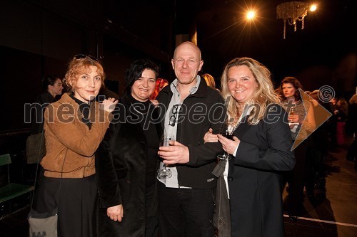 Barbara Hieng Samobor, direktorica MGL, Mojca Jan Zoran, pisateljica, Uroš Korenčan, direktor Lutkovnega gledališča Ljubljana in Katja Pegan, direktorica gledališča Koper