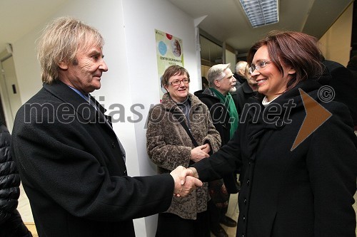 Dr. Dušan Radonjič, nekdanji prorektor Univerze v Mariboru in  Suzana Žilić Fišer, generalna direktorica zavoda MARIBOR 2012