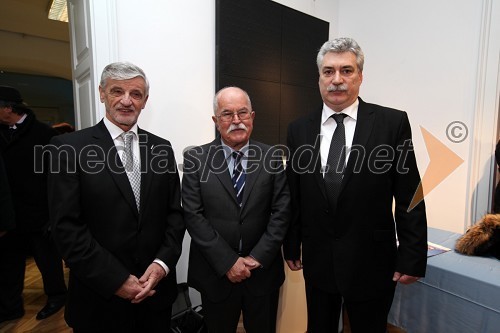 Nikolaj R. Kolar, nadomestni župan Mestne občine Slovenj Gradec, Boštjan Žekš in Vinko Vrčkovnik, podžupan Mestne občine Slovenj Gradec