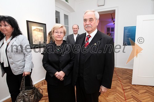 Rudi Moge, nekdanji poslanec in soproga Alojzija Čas Moge, odvetnica