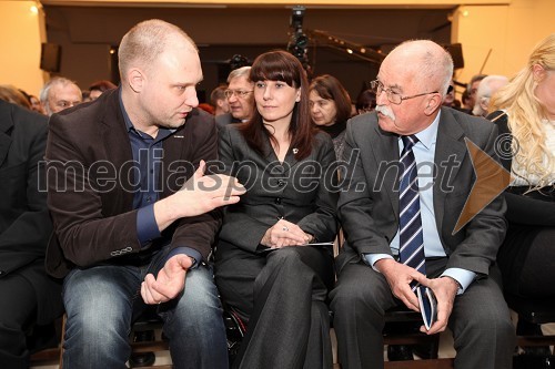 	Mitja Čander, programski direktor javnega zavoda EPK Maribor 2012, ... in Boštjan Žekš