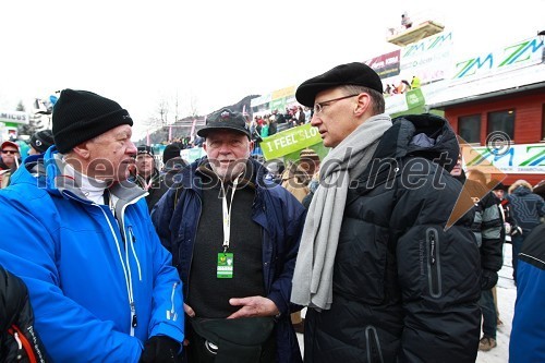 Tone Vogrinec, Joco Žnidaršič, fotograf in Igor Lukšič