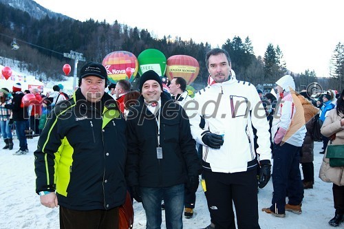 Aleš Hauc, generalni direktor Pošte Slovenije, Vinko Filipič, član poslovodstva Pošte Slovenije in mag. Andrej Rihter, direktor PE Pošte Slovenije Celje