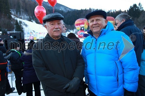 Anton Bebler in mag. Janez Kocijančič, predsednik Olimpijskega komiteja Slovenije