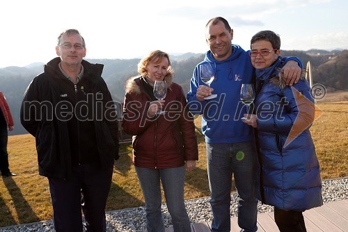 Igor in Alenka Strnad, Darja Kramberger ter Igor Štuhec