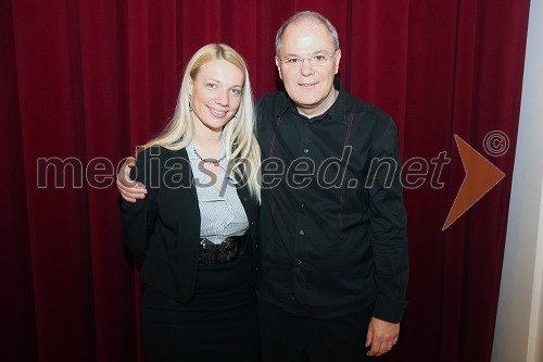 Ana Šinkovec, pianistka in PR Festine in Aleš Kacjan, prvi flavtist Slovenske filharmonije