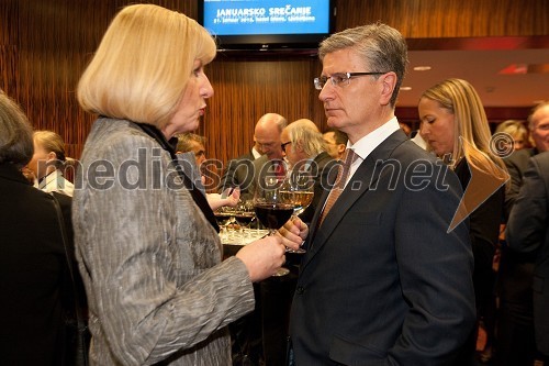 Jadranka Dakič, podžupanja Mestne občine Ljubljana in Franjo Bobinac, predsednik uprave Gorenje d.d.