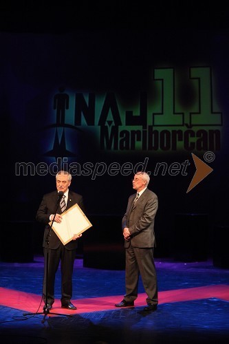 Rudi Moge, nekdanji poslanec DZ, predsednik sveta SNG Maribor in Naj osebnost 2011 ter Srečko Pirtovšek, odgovorni urednik revij Založbe Kapital