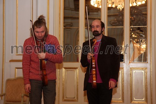 Felix Lajko in Brašnjo Antal, violinista