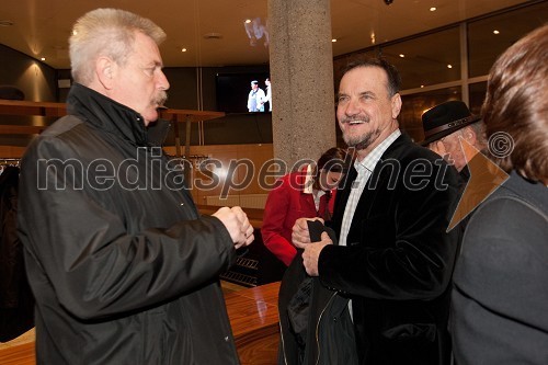 Branko Ličen, igralec in Primož Bebler, režiser