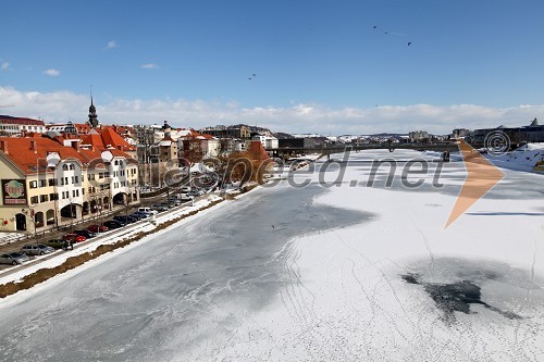 Reka Drava, Maribor