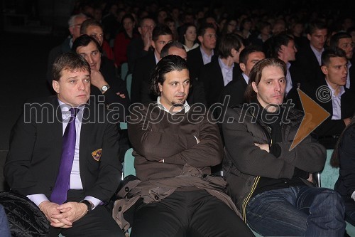 Bojan Ban, direktor NK Maribor, Zlatko Zahovič, športni direktor in Miran Pavlin, NK Maribor