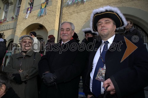 Rudi Moge, nekdanji poslanec DZ in predsednik sveta SNG Maribor, njegova soproga Alojzija Čas Moge ter ...