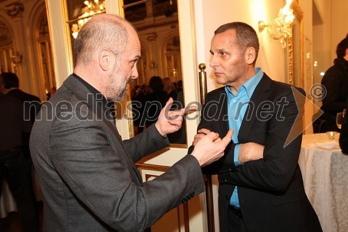 Janez Lombergar, direktor TV Slovenija in Danilo Rošker, direktor SNG Maribor