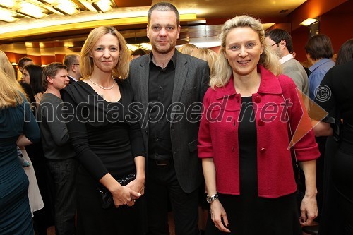 Darja Zajc, marketing Pro Plus, Robert Hernec, Europlakat, Barbara Krajnc, direktorica Slovenske oglaševalske zbornice