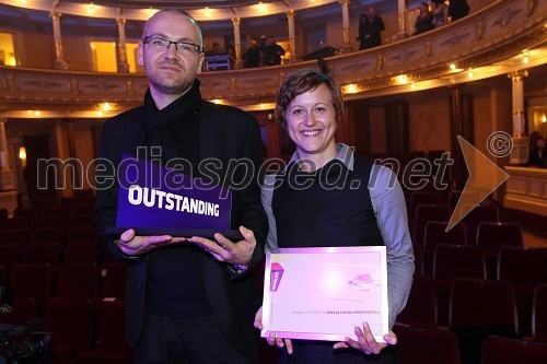 Kristijan Andoljšek, Publicis in Nina Obradovič, direktorica marketina Renault Nissan Slovenija