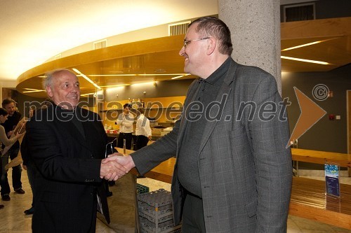 Sergij Pelhan, nekdanji direktor SNG Nova Gorica in Borut Bašin, odnosi z javnostmi SNG Nova Gorica