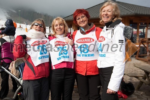 Vera Aljančič Falež, Gabrijela Borc Smolič, Darinka Pavlič Kamien in Bojana Morelj