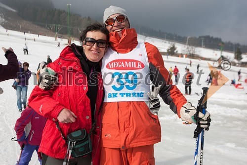 Anton Prešeren s spremljevalko