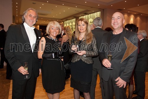 Boris Čehovin, Daniela Čehovin, Danica Korošec in Roman Opara