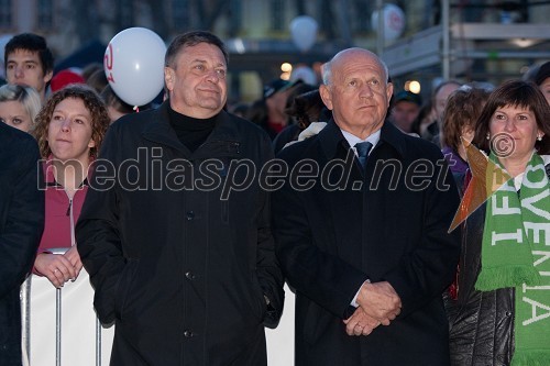 Zoran Janković in Janez Kocijančič, predsednik Olimpijskega komiteja Slovenije