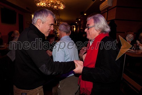 Zoran Predin, glasbenik in Lado Leskovar, pevec