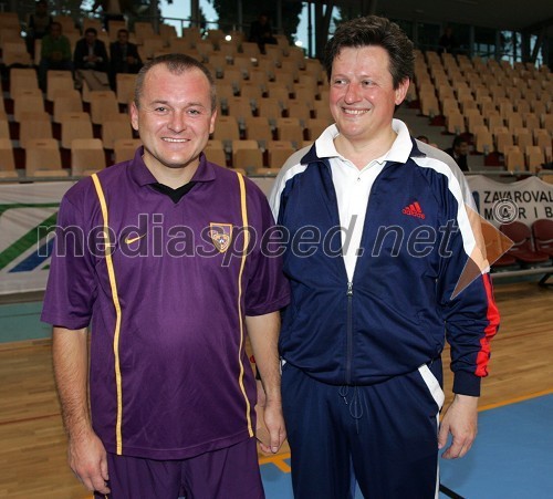 Franc Kangler, poslanec SLS in Gregor Pivec, direktor Splošne bolnišnice Maribor