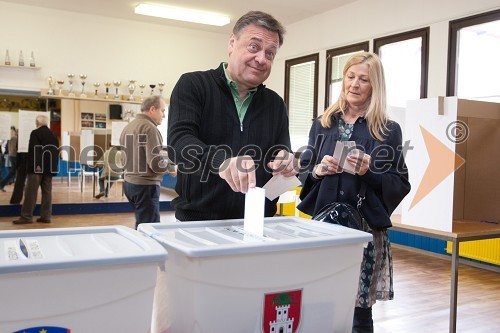 Zoran Janković oddal svoj glas za župana Ljubljane