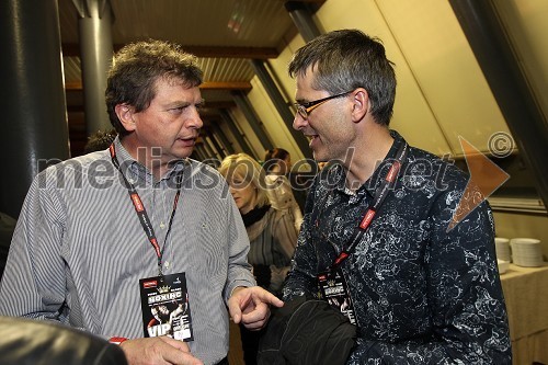 Ivan Hajnšek, direktor podjetja Snaga d.o.o. Maribor in Alan Perc, direktor podjetja Energetika Maribor