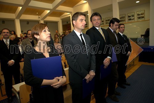 	Dr. Anita Peša, Ekonomsko poslovna fakulteta UM, dr. Matjaž Knez, Fakulteta za energetiko UM, dr. Franc Željko Županič, Fakulteta za varnostne vede UM, dr. Alberto Milocco, Fakulteta za gradbeništvo UM in dr. Mitja Rupreht, Medicinska fakulteta Univerze v Mariboru