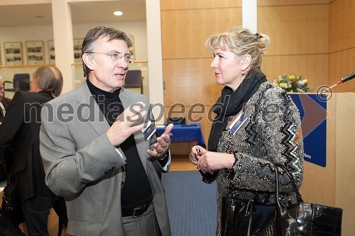 Prof. dr. Danijel Rebolj, rektor Univerze v Mariboru in prof. dr. Aleksandra Lobnik, Fakulteta za strojništvo Univerze v Mariboru