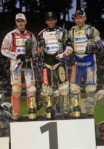 Jaroslaw Hampel, Poljska, Greg Hancock, ZDA, Nicki Pedersen, Danska