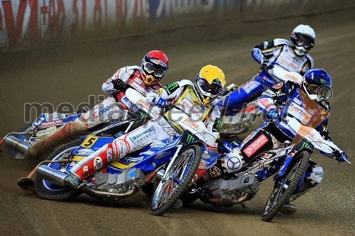 Tomasz Gollob, Poljska, Jaroslaw Hampel, Poljska, Greg Hancock, ZDA, Nicki Pedersen, Danska