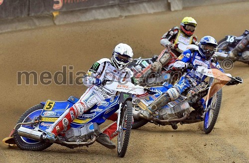 Tomasz Gollob, Poljska, Fredrik Lindgren, Švedska, Chris Harris, Velika Britanija