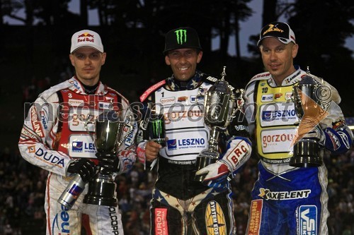 Jaroslaw Hampel, Poljska, Greg Hancock, ZDA, Nicki Pedersen, Danska