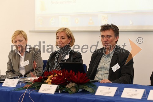 	Prof. dr. Lučka Lorber, prorektorica za kakovost Univerze v Mariboru, prof. dr. Karin Stana Kleinschek, prorektorica za znanstvenoraziskovalno dejavnost Univerze v Mariboru, prof. dr. Danijel Rebolj, rektor Univerze v Mariboru