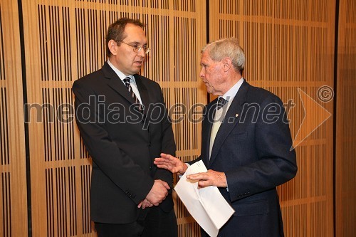 Prof. Egidio Ivetić, prorektor Univerze v Padovi in prof. Giovanni Radossi, direktor Centra za povijesna istraživanja, Rovinj