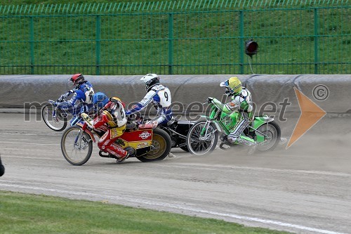 Matej Žagar (AMTK Ljubljana), Matic Ivačič (AMD Krško), Jurica Pavlic (SK Unia, HR), Maks Gregorič (AMTK Ljubljana)