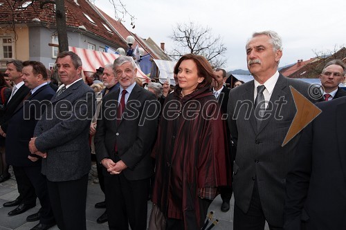 Nikolaj R. Kolar, podžupan Mestne občine Slovenj Gradec, Suzana Žilič Fišer, generalna direktorica Zavoda Maribor 2012 - EPK, Franc Hočevar namestnik predsednika Republiškega komiteja za zdravstvo in socialno varstvo