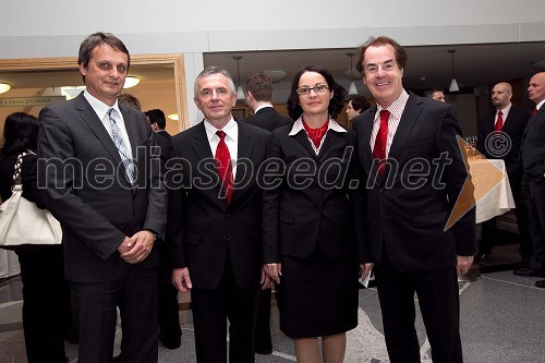 Tomaž Kancler, podžupan MOM, Rudolf Horvat, direktor Saubermacher Slovenija, mag. Mojca Letnik, direktorica Saubermacher Slovenija, Hans Roth, lastnik Saubermacher