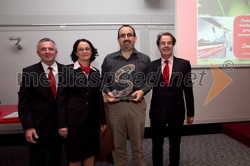 Rudolf Horvat, direktor Saubermacher Slovenija, mag. Mojca Letnik, direktorica Saubermacher Slovenija, ..., Hans Roth, lastnik Saubermacher