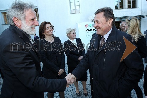 Matjaž Zanoškar, poslanec in Zoran Janković, župan Mestne občine Ljubljana